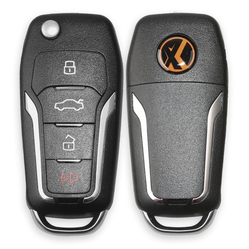 Xhorse XNFO01EN 4 Buttons Wireless Universal Remote Key For Ford (English Version) 5 PCS