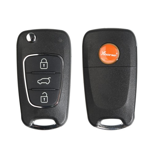 Xhorse XKHY02EN Flip 3 Buttons Wireless Universal Remote Key for VVDI Key 5pcs