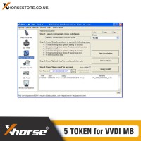 (Add in 12h) 5 Tokens for VVDI MB BGA Tool and Key Tool Plus Password Calculation Online Activation
