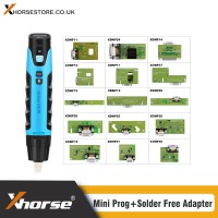 (Mega Sale) Xhorse MINI Prog and Full Set Solder Free Adapters Value Bundle
