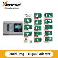 (Value Bundle)Xhorse Multi Prog ECU TCU Programmer with XDNPM3GL MQB48 Solder Free Adapters Full Package