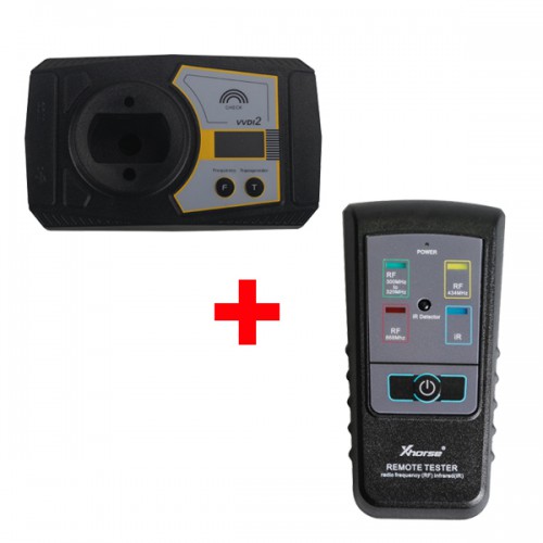 Xhorse VVDI2 for VW/Audi/BMW/Porsche Full Plus Xhorse Remote Tester for Radio Frequency Infrared
