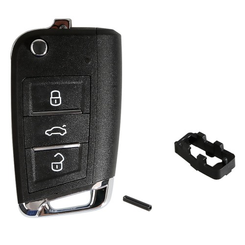 (Mega Sale) Xhorse XKMQB1EN 3 Buttons Remote Key MQB Style for VW work with VVDI Key Tool 5pcs/lot