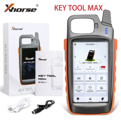 (EU/UK Ship) Xhorse VVDI Key Tool Max Send Free 96bit 48 Function and Renew Cable