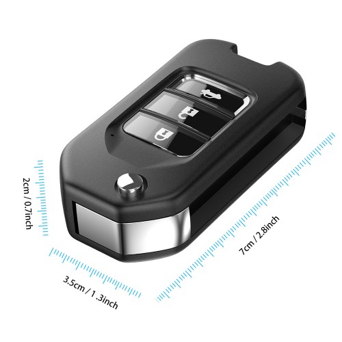 (Mega Sale) Xhorse XNHO00EN Wireless Universal Remote Key Fob 3 Buttons with Honda VVDI Key Tool English Version