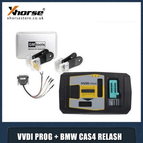 Xhorse VVDI Prog Programmer and BMW CAS4 Relash Cable No Removing Components