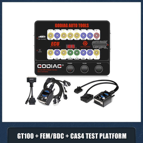 (Value Bundle) Godiag FEM / BDC + CAS4 Test Platform for BMW + GT100 Work for VVDI BIMToo Pro, Key Tool Plus, VVDI2