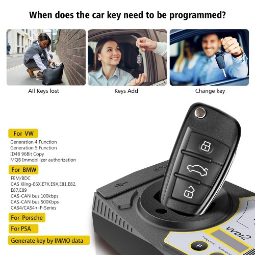 (Ship from UK/CZ) Xhorse VVDI2 Full V7.2.0 All 13 Software Activated VW/ Audi/ BMW/ PSA/ ID48 MQB Toyota H