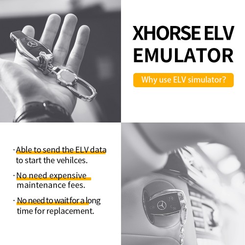 Xhorse ELV Emulator Renew ESL for Benz 204 207 212 work with VVDI MB tool 10pcs Ship from UK