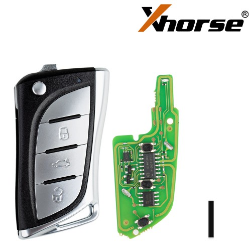 Xhorse XELEX0EN Super Remote Flip 3 Buttons Inside for Toyota/Lexus Type 5pcs/lot
