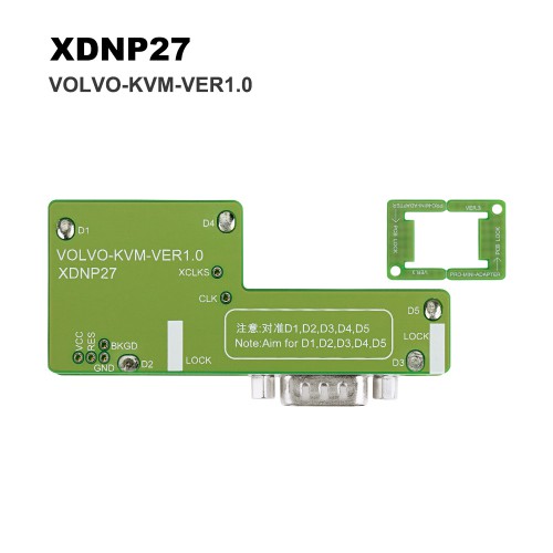 Xhorse XDNPP2CH Solder-Free Adapters VOLVO 3pcs Set Work with KEY TOOL PLUS and VVDI MINI PROG