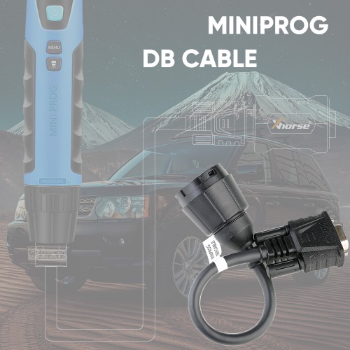 Xhorse XDNP13 DB9 Adapter to Read Benz EIS/EZS works for VVDI Mini Prog