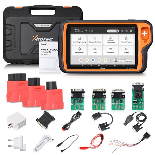 (Ship from UK/CZ) Xhorse VVDI Key Tool Plus Pad and Solder Free Adapters Full Set Value Bundle