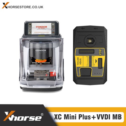 (Ship from UK/CZ) Xhorse Condor XC MINI Plus Cutting Machine with VVDI MB BGA Tool Get One year token for free