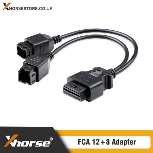 (In Stock) Xhorse Chrysler Jeep Dodge FCA 12+8 Adapter for VVDI Key Tool Plus