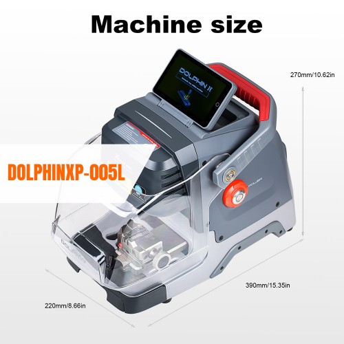 (CNY Promotion) (In Stock) Xhorse Dolphin XP-005L(Dolphin II) Key Cutting Machine with Touch Screen