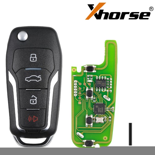 (Mega Sale) Xhorse XKFO01EN X013 Series 4 Button Universal Remote Key For Ford Type
