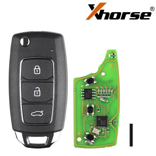 XHORSE XKHY05EN HYU.D style Wired Universal Remote Key Fob 3 Button 5pcs/lot