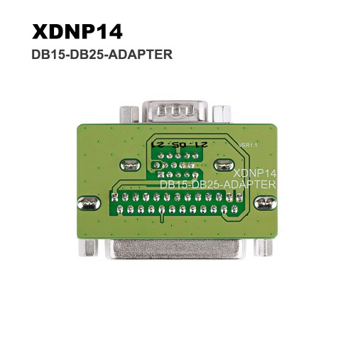 Xhorse XDNP14 DB15-DB25 BMW EWS4 Solder-Free Adapter Work with VVDI Prog,Mini Prog and VVDI Key Tool Plus
