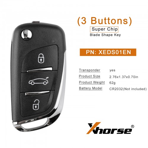 Xhorse XEDS01EN Super Remote DS Type  Comes within Super Chip