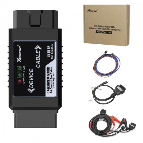 Xhorse Toyota 8A Non-Smart Key All Keys Lost Adapter via OBD No Disassembly