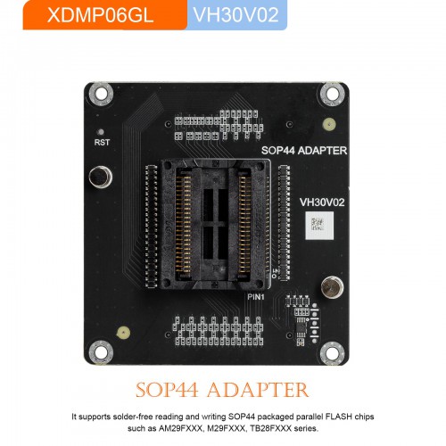 XHORSE XDMPO6GL VH30 SOP44 Adapter Work for Multi Prog Programmer