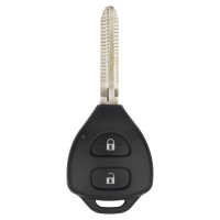 Xhorse XKTO05EN 2 Buttons Wired Universal Remote Key Toyota Style Flat for VVDI VVDI2 Key Tool English Version 10 Pcs free shipping