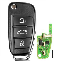 Xhorse VVDI2 Audi A6L Q7 Type Universal Remote Key 3 Buttons X003 Wire Remote Key 5pcs/lot