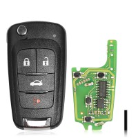 Xhorse XKBU01EN 4 Buttons Wired Universal Remote Key For Buick
