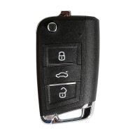 Xhorse XKMQB1EN MQB Style 3 Buttons VW Remote Key for VVDI Key Tool