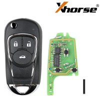 Xhorse XKBU03EN Buick Style Wired Universal Remote Key Flip 3 Buttons for VVDI VVDI2 Key Tool English Version