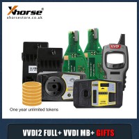 Xhorse VVDI2 Full +VVDI MB Tool + 1 Year Unlimited Tokens + Mini Key Tool Free Shipping