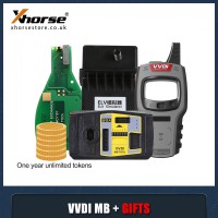 (CNY Promotion) (4% off) Xhorse VVDI MB BGA Tool +1 Year Unlimited Tokens + Benz FBS3 Keyless PCB + ELV Emulator + Mini key tool Ship from UK/CZ