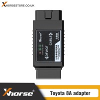 (Promotion) (Ship from UK) Xhorse Toyota 8A Non-Smart Key All Keys Lost Adapter via OBD No Disassembly