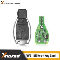(Ship from UK/CZ) Xhorse VVDI BE Key Pro with Smart Key Shell 3 Button Complete Key Package Get 1 Free VVDI MB Token