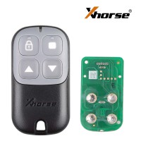 Xhorse XKXH03EN Garage Wire Universal Remote Key for VVDI Key Tool(black) 5pcs