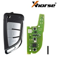 Xhorse XEKF20EN Super Remote 3+1 Buttons 5pcs/Lot Support VVDI Mini Key Tool, VVDI2, Key Tool Plus