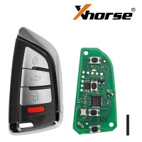 Xhorse XSDFX2EN Knife Style Universal Smart Key 4 Buttons Supports MQB48 MQB49 5pcs/Lot