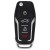 Xhorse XEFO01EN Ford Style Super Remote Key Flip 4 Buttons Built-in Super Chip English Version