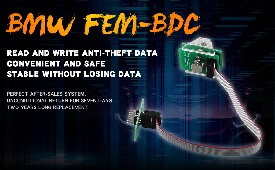 OEM BMW FEM-BDC 95128/95256 Chip Anti-theft Data Reading Adapter 8Pin Adapter 