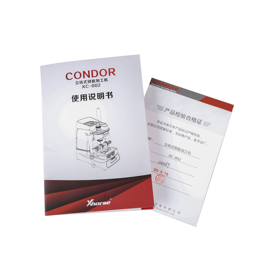 Condor XC-002 User manual