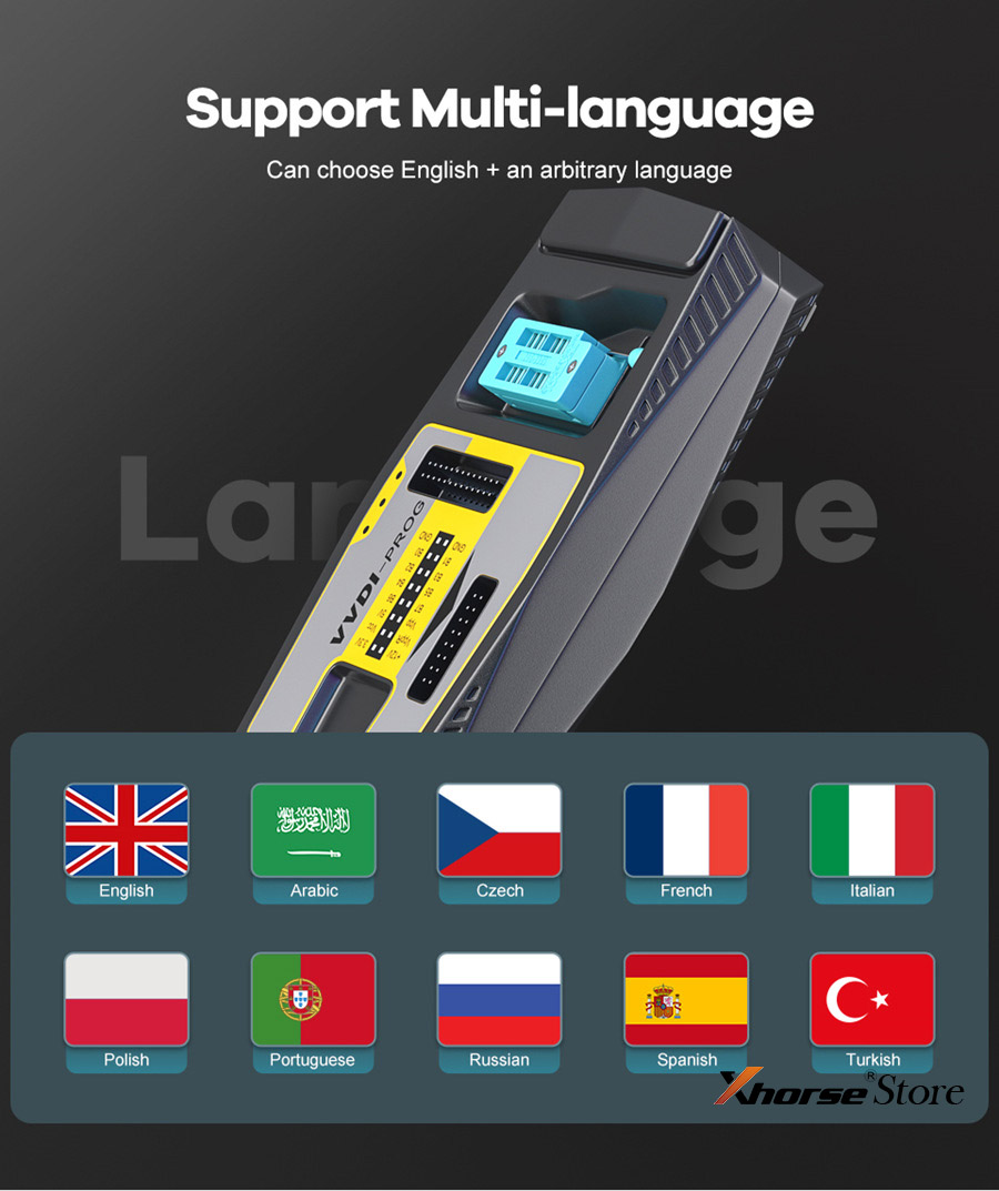 VVDI PROG Multi-Language