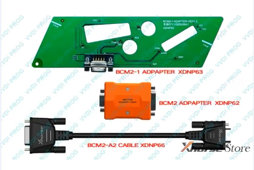 Xhorse BCM2 Solder-free Adapter connection diagram