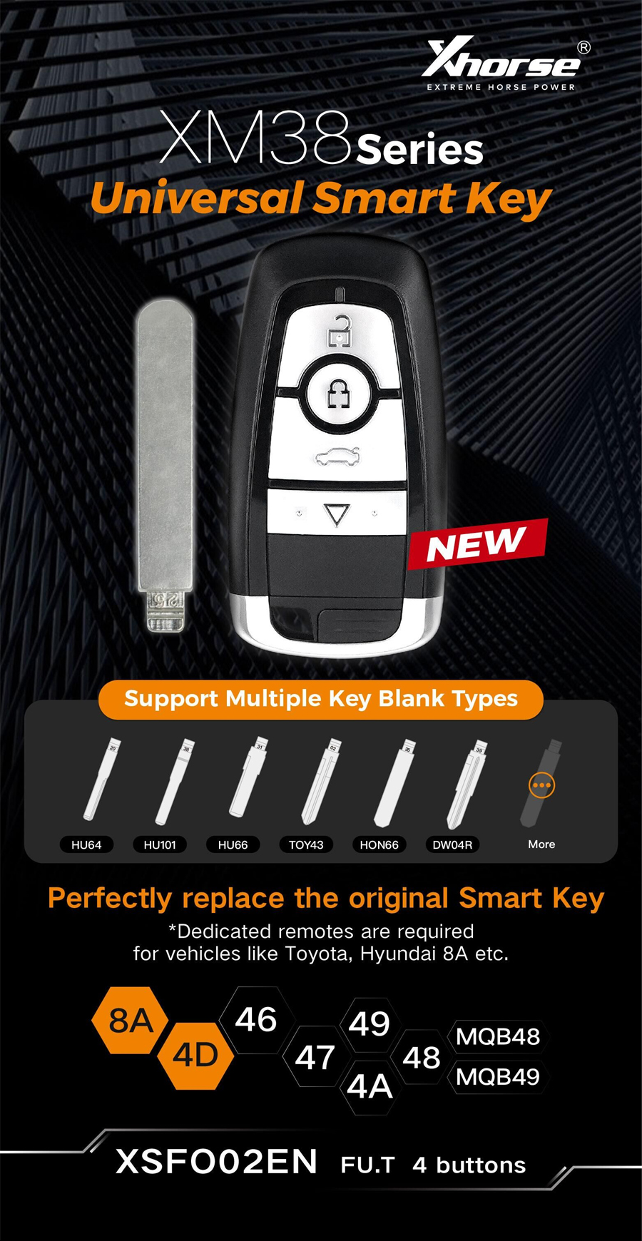xhorse xm38 series smart key