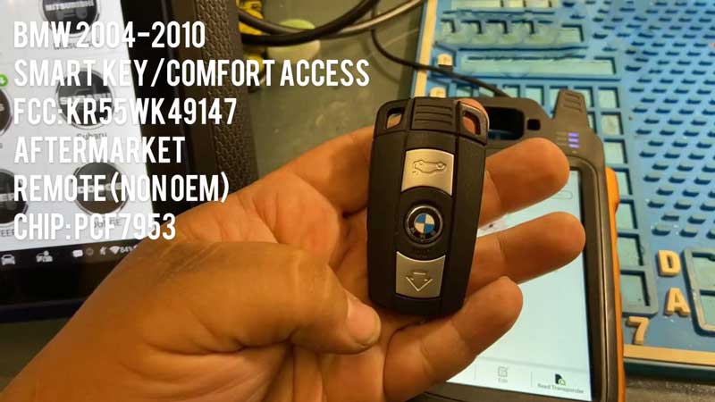 Xhorse VVDI Key Tool Renew Adapters unlock BMW comfort access key
