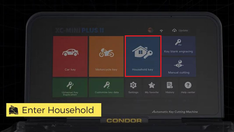 Xhorse Condor XC-Mini Plus II Home Key Cut_Schlage