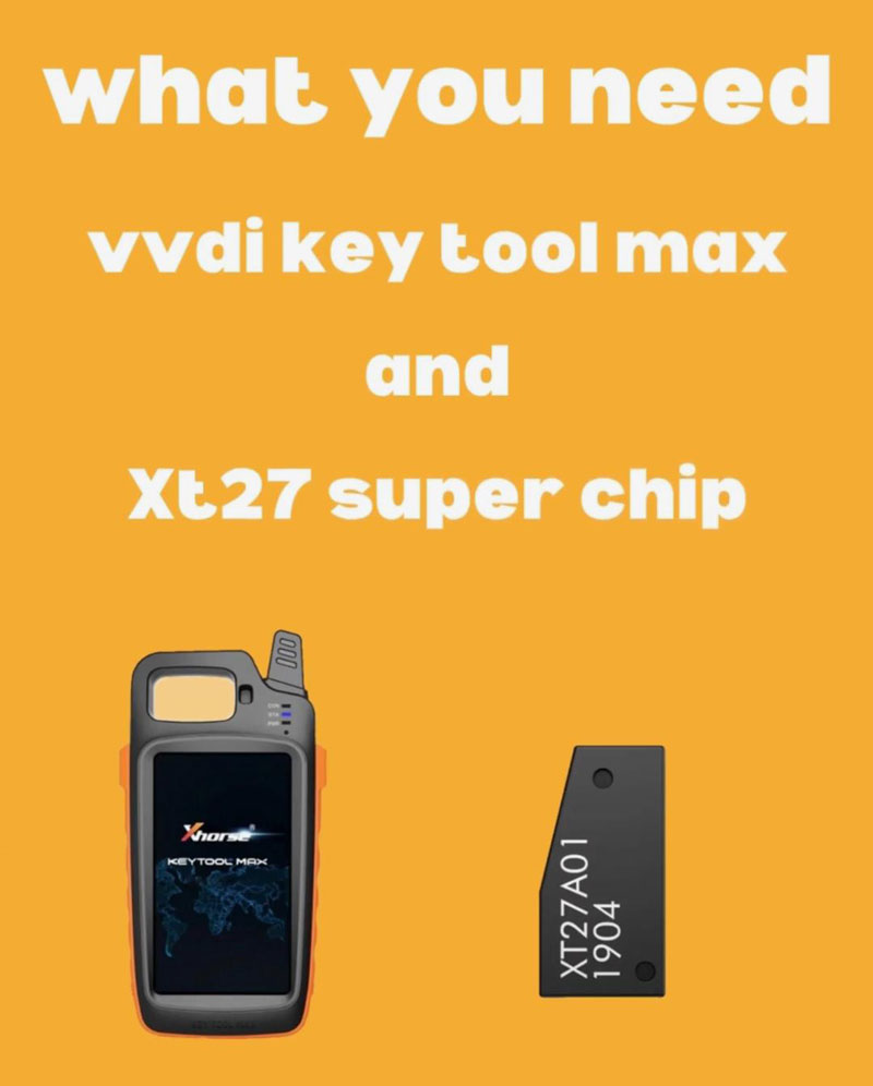 generate BMW 7935 transponder with Xhorse VVDI Super Chip XT27